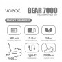 Vozol Gear 7000 Disposable Blue Razz Lemon