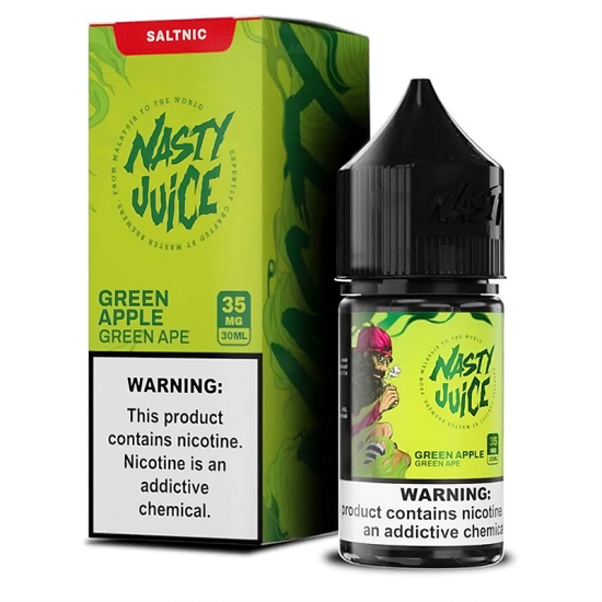 Nasty Green Apple Green Ape Salt Likit