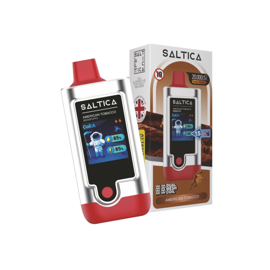 Saltica Digital 20000 American Tobacco Disposable Vape Bar